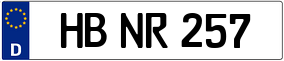 Truck License Plate